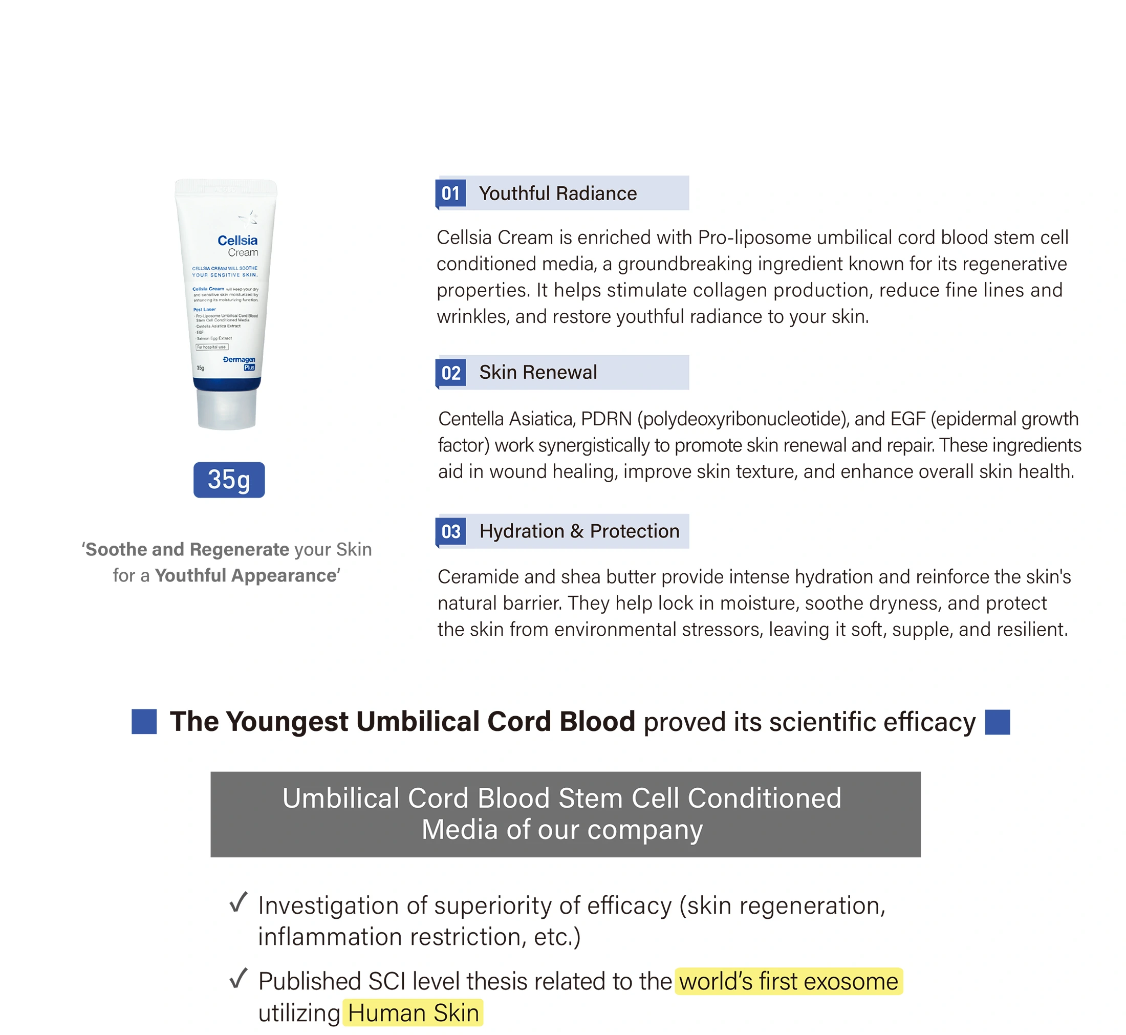 Cellsia Cream · product information
