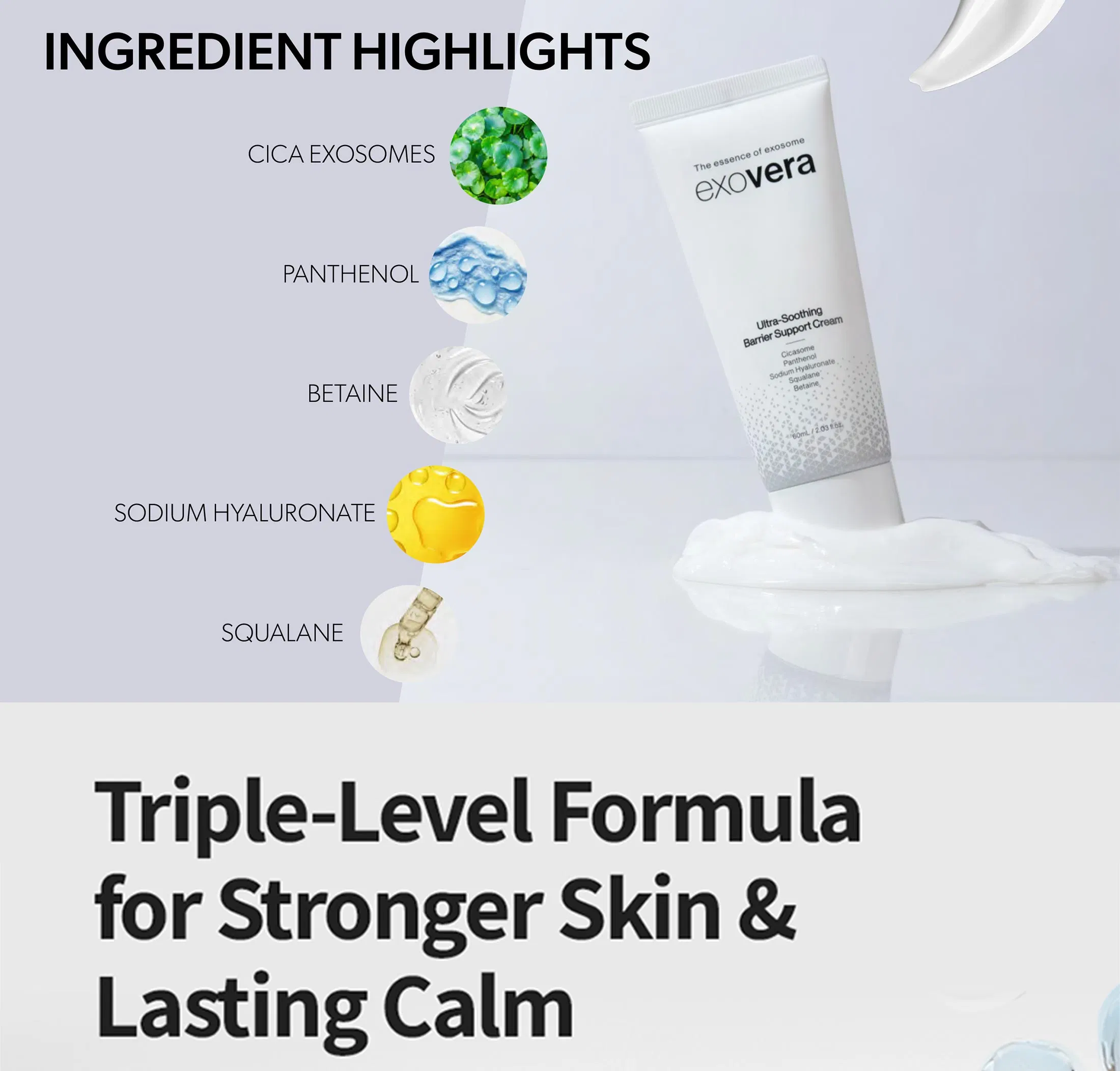 Exovera Ultra-Soothing Barrier Support Cream 200 mL · product information