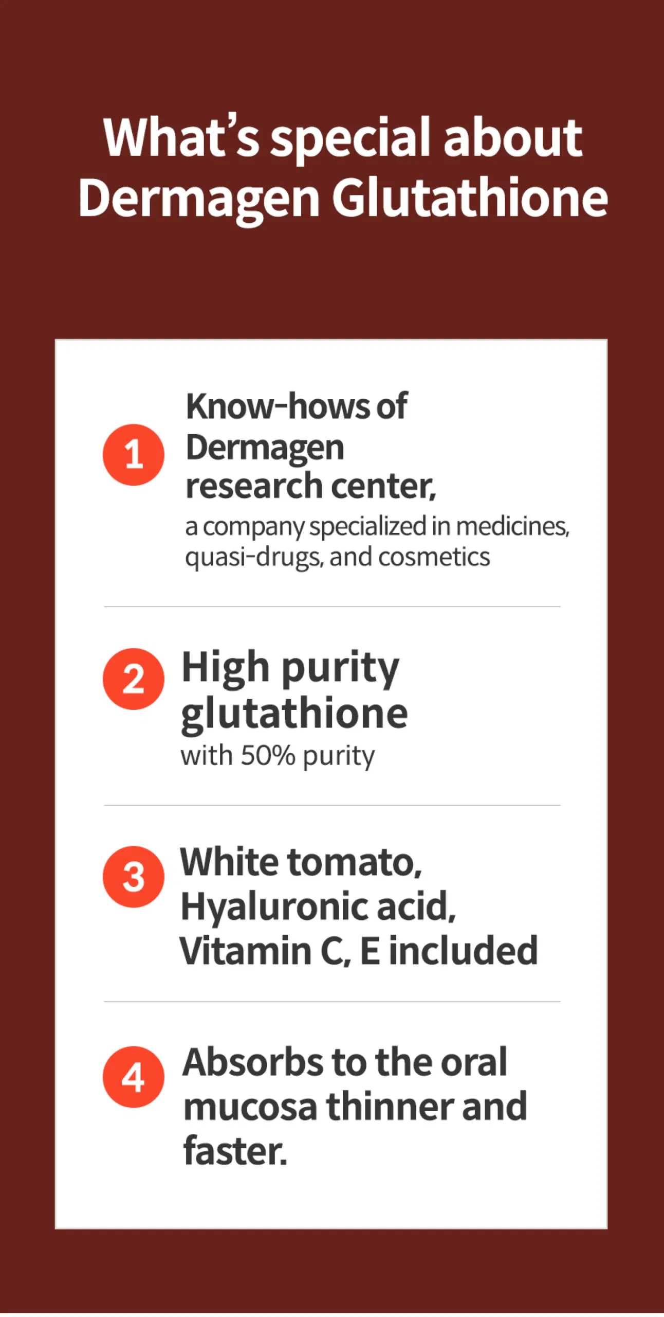 Dermagen Glutathione Film 6X · product information