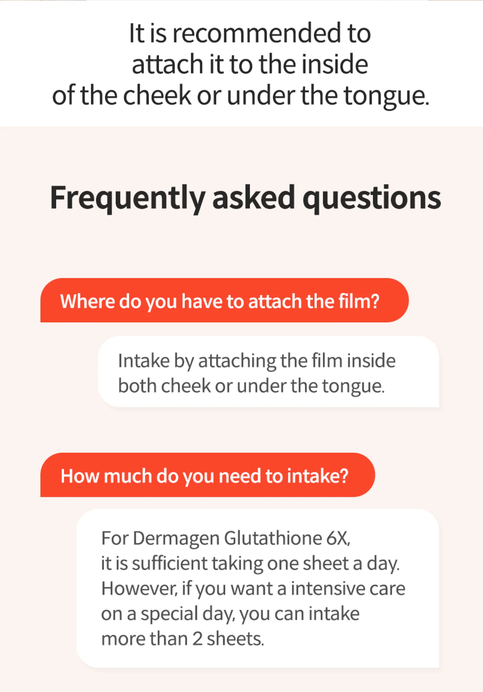 Dermagen Glutathione Film 6X · product information