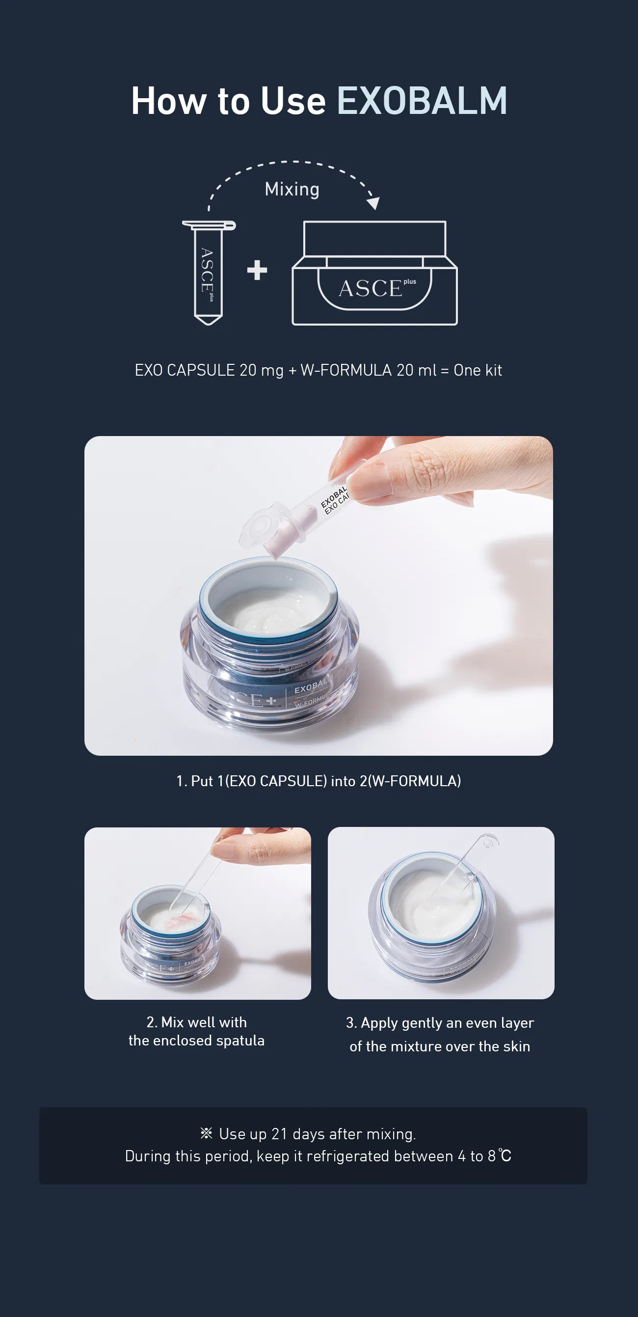 ASCE Plus EXOBALM · product information