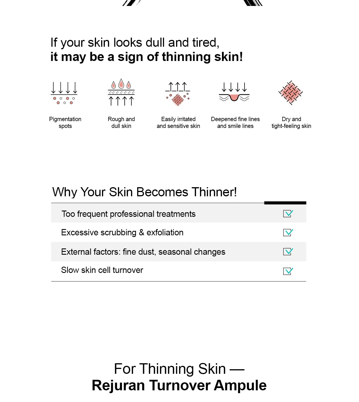 Rejuran Turnover Ampoule · product information