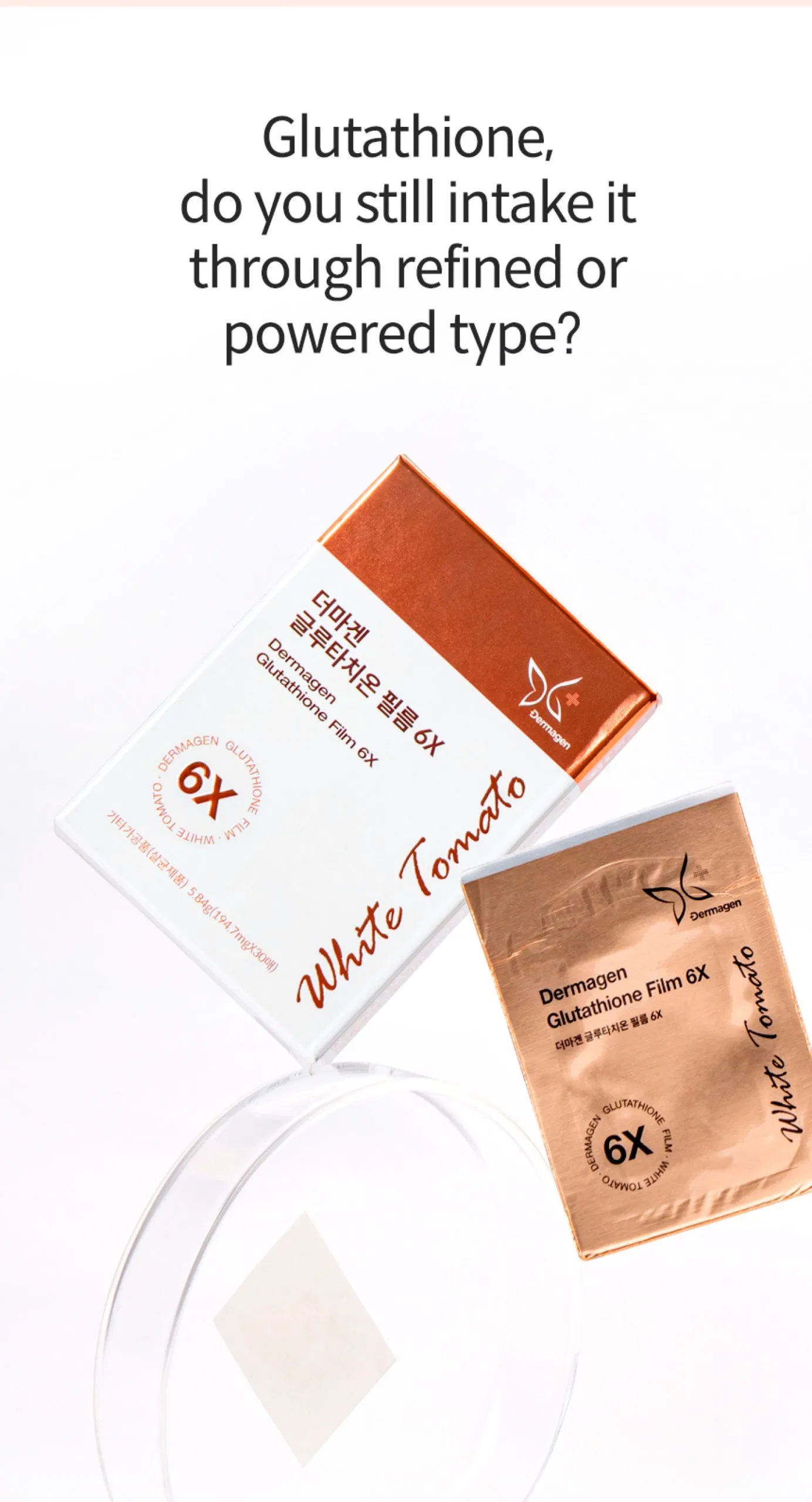Dermagen Glutathione Film 6X · product information