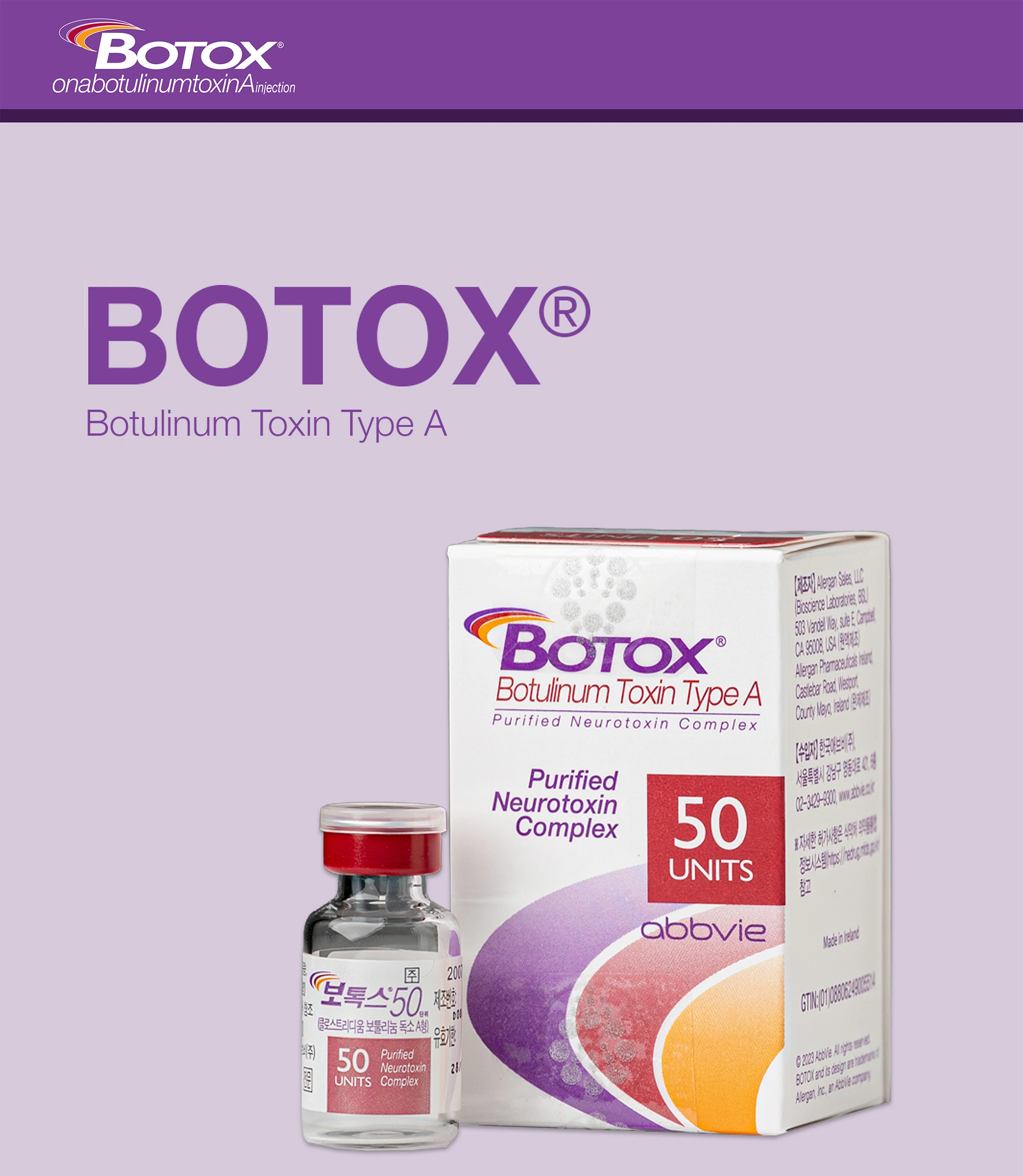 Botox 50 Units · product information