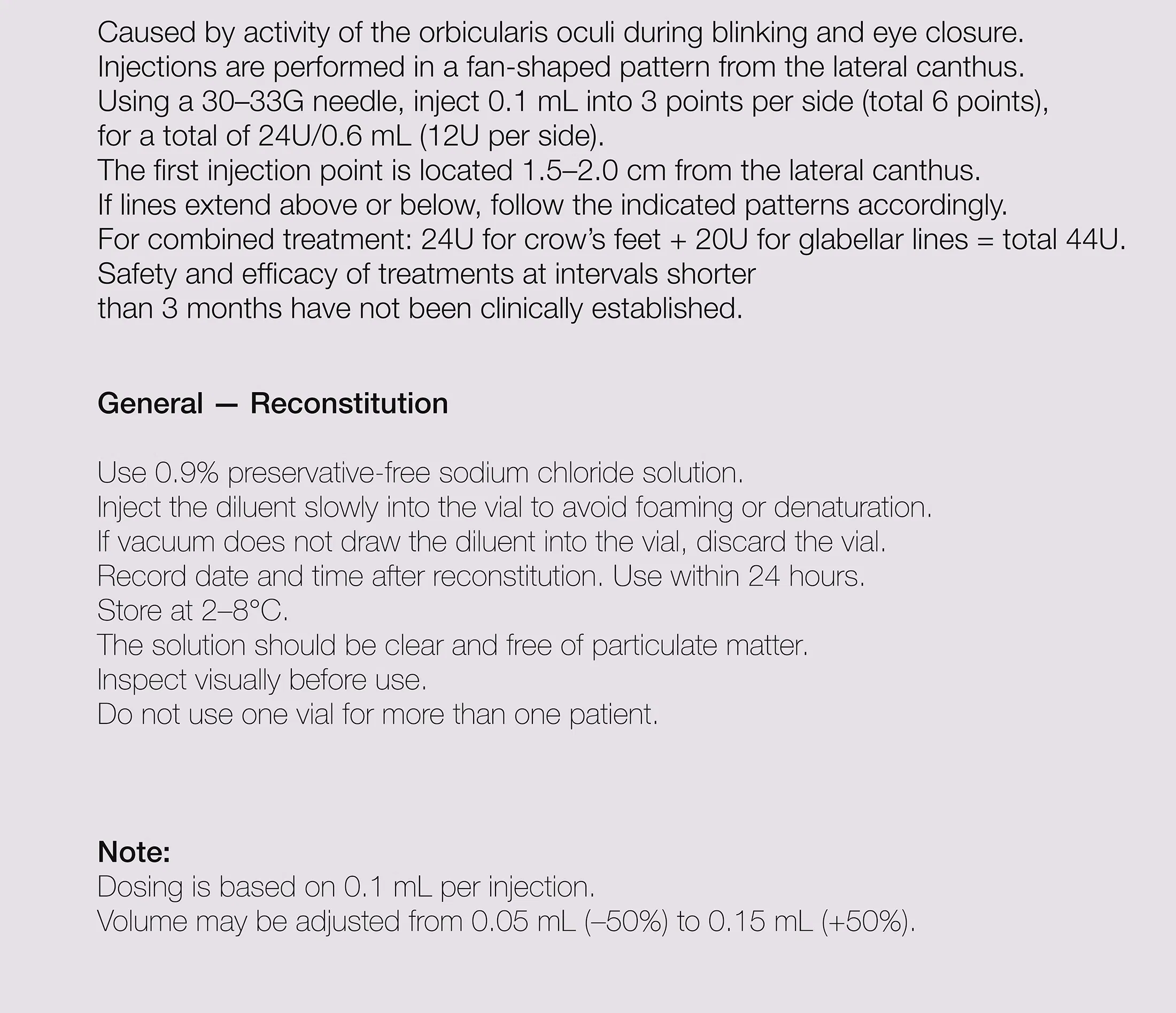 Botox 50 Units · product information