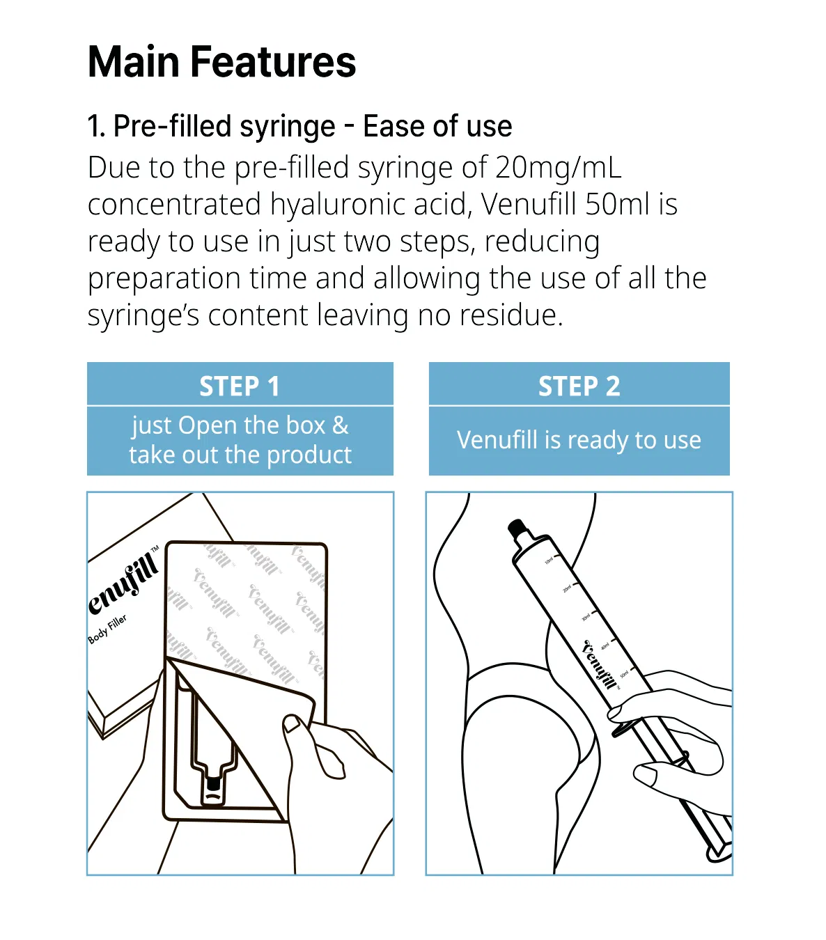 Venu Fill Body Filler Hard Type · product information