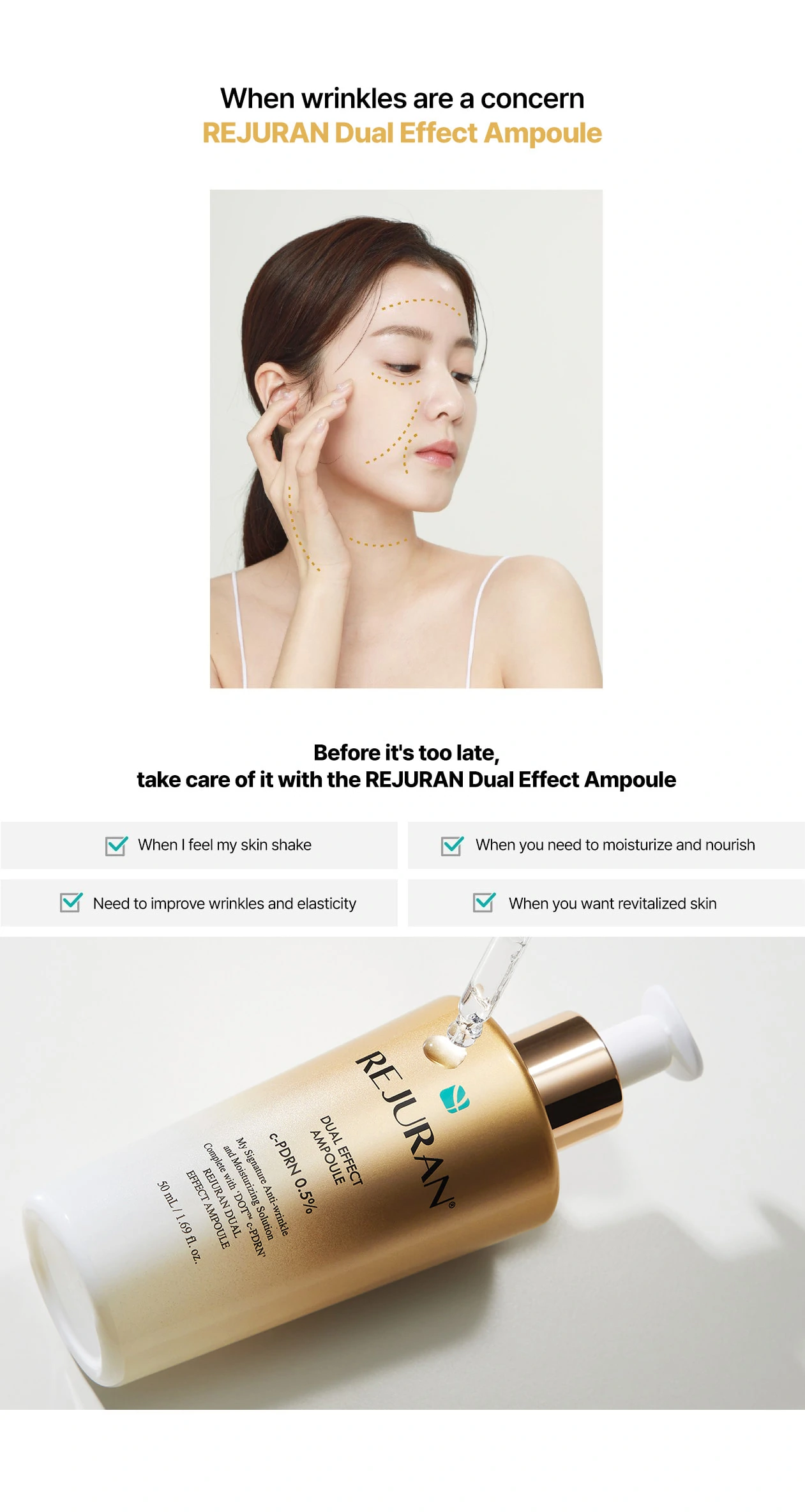 Rejuran Dual Effect Ampoule · product information