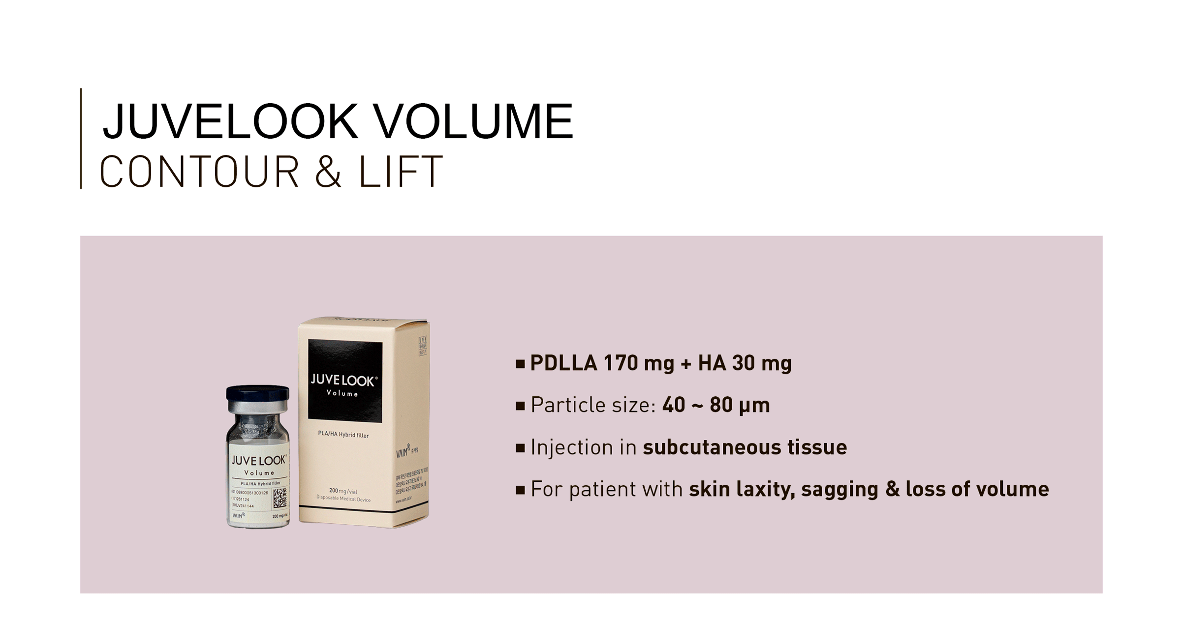 Juvelook Volume (200mg) · product information