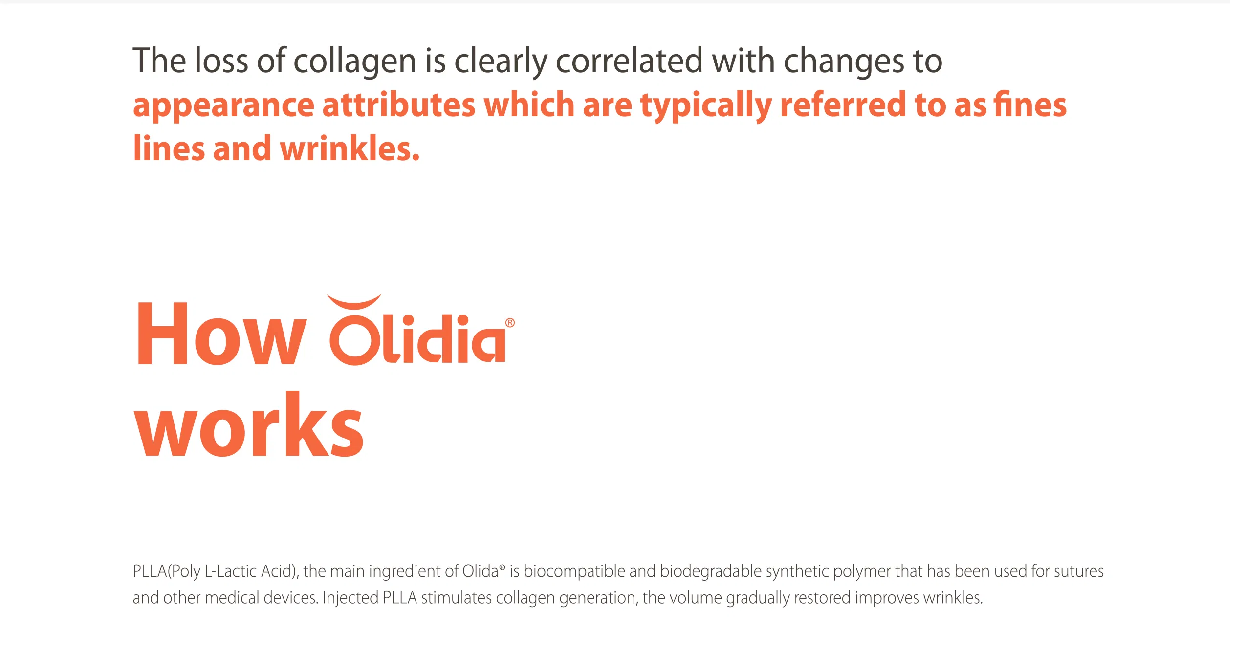 Olidia · product information