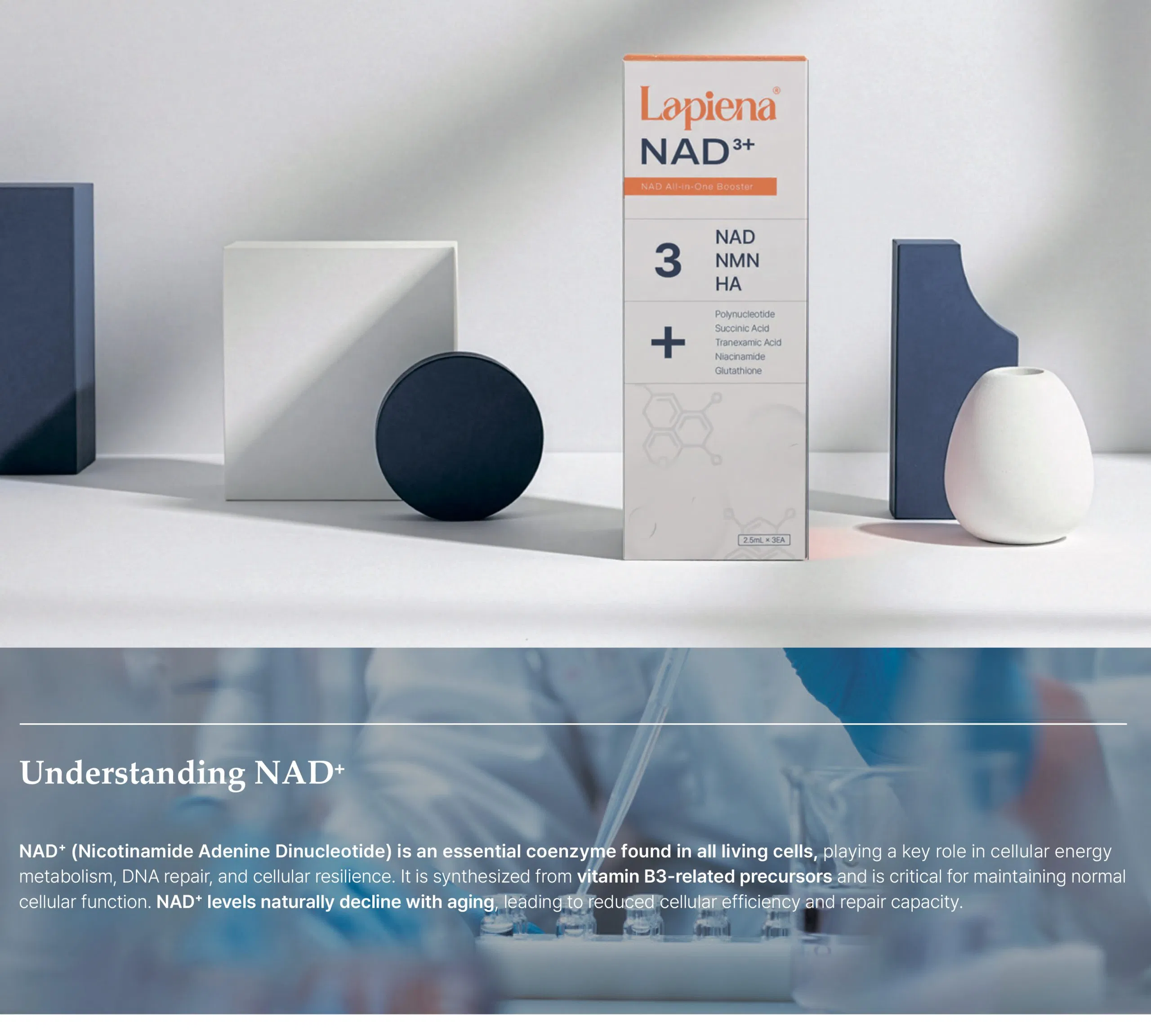 Lapiena NAD3+ · product information