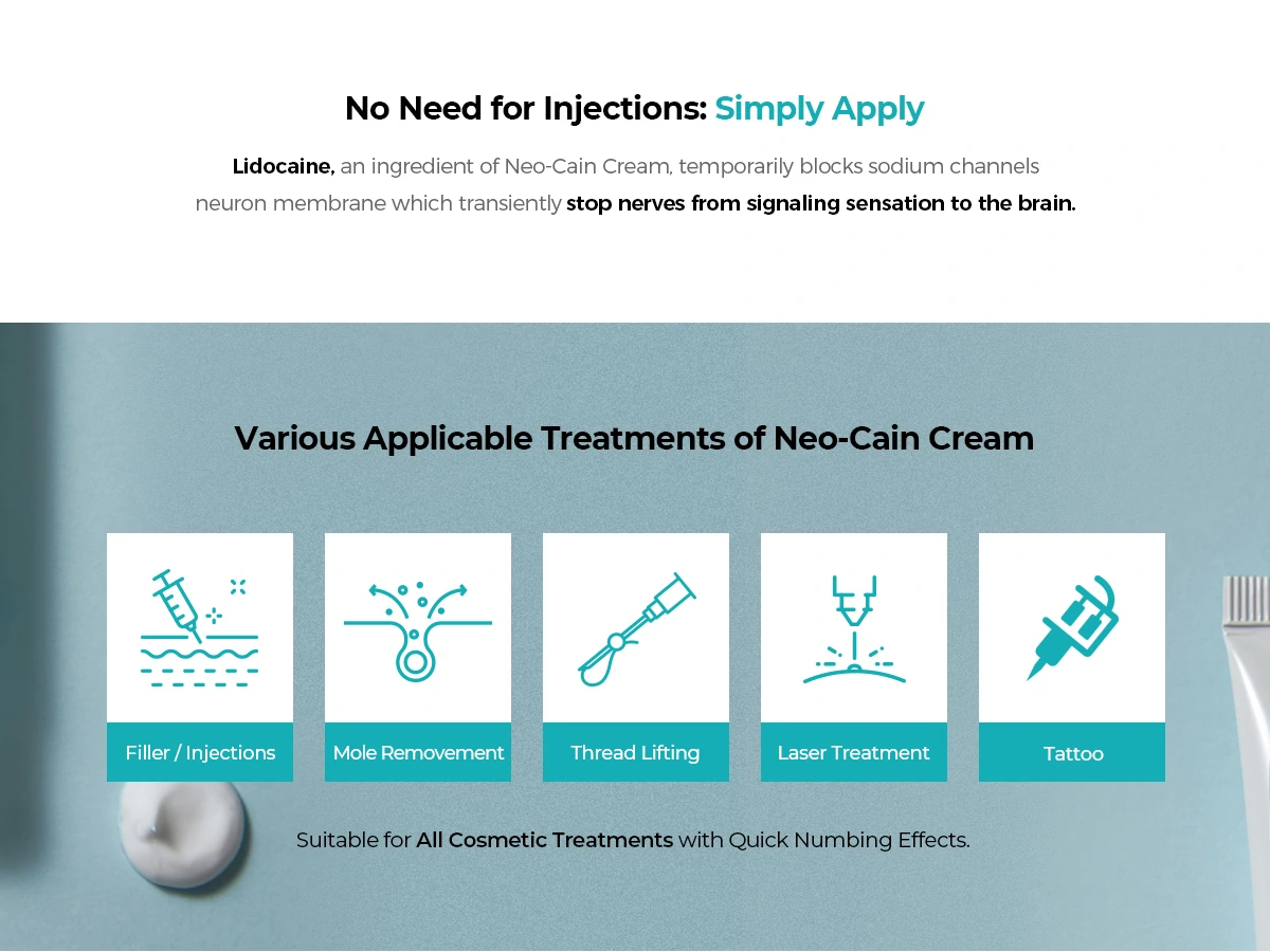 NEO-CAIN Cream 10.56% (500g) · product information