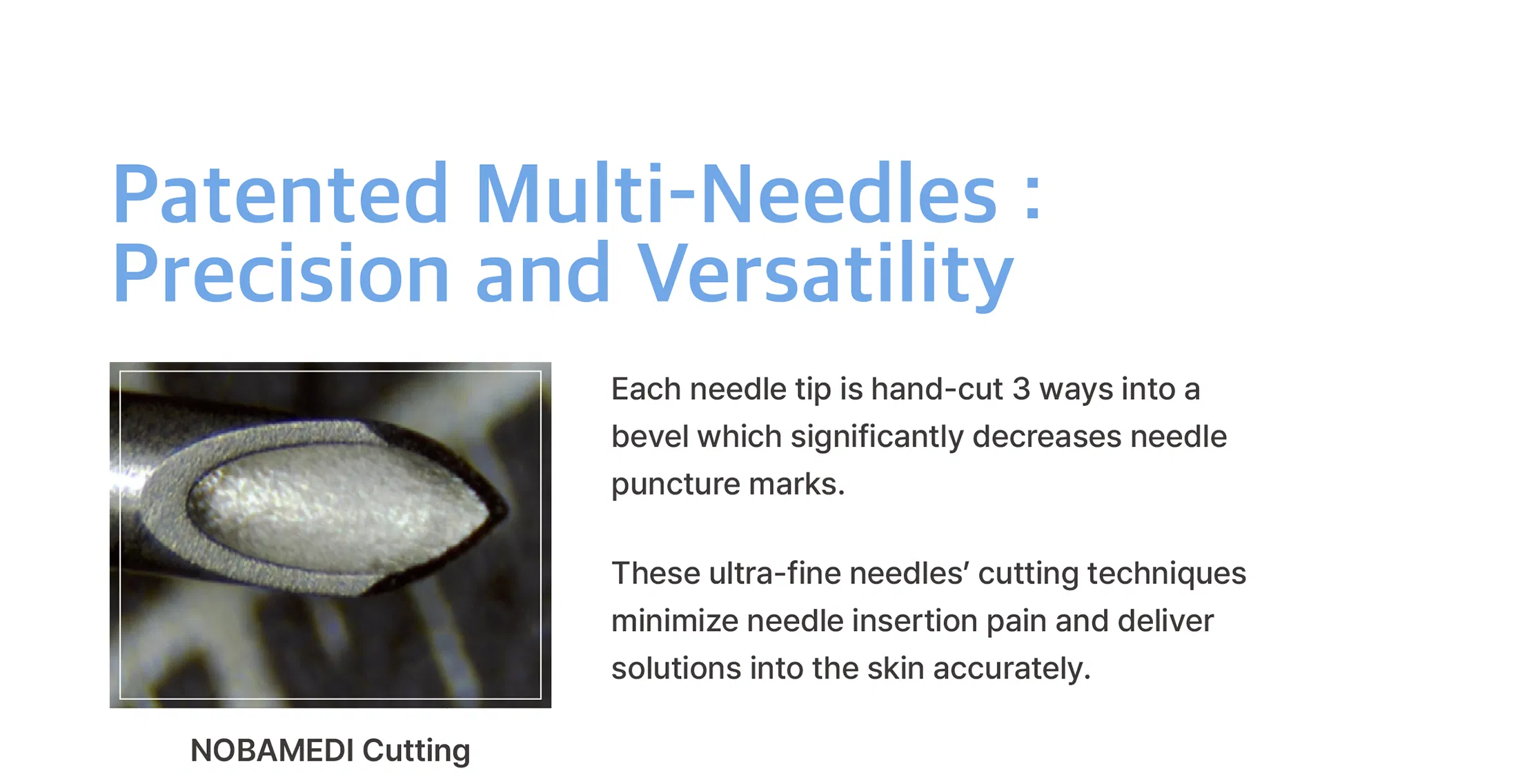Crystal 5-pins Multi Needle · product information