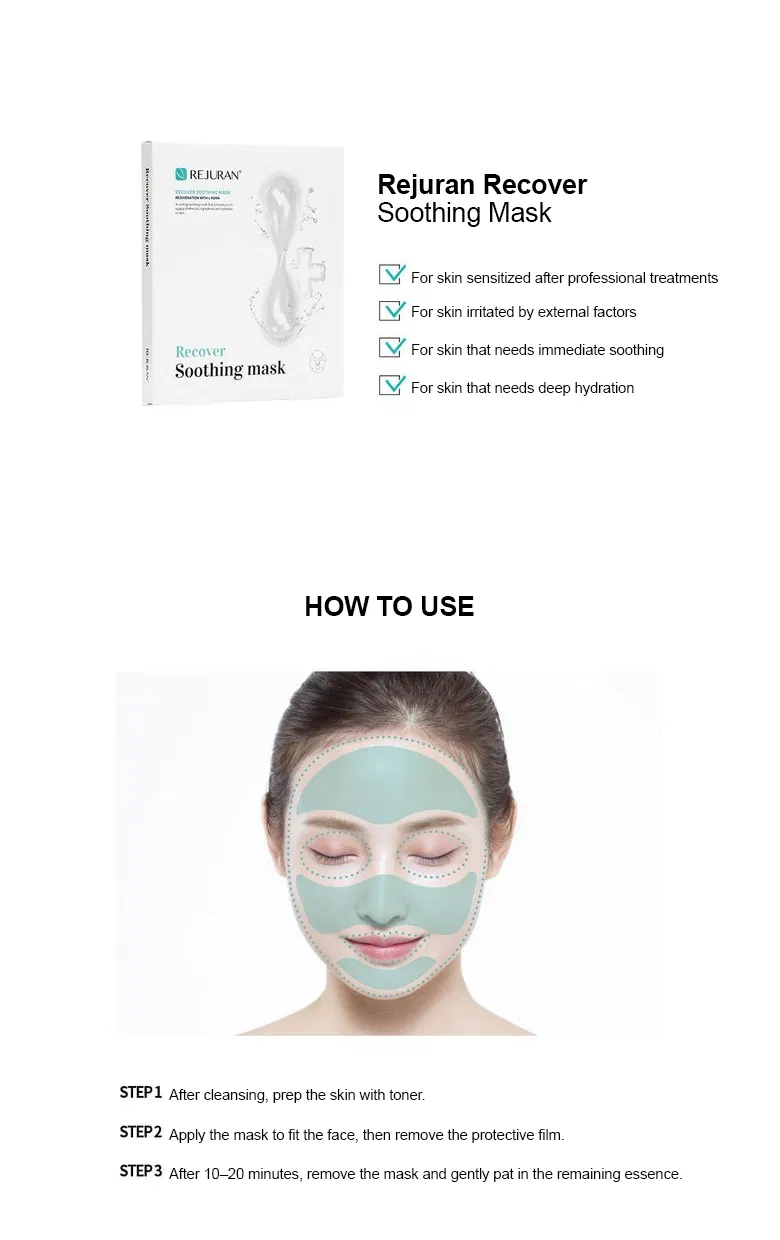 Rejuran Recover Soothing Mask · product information
