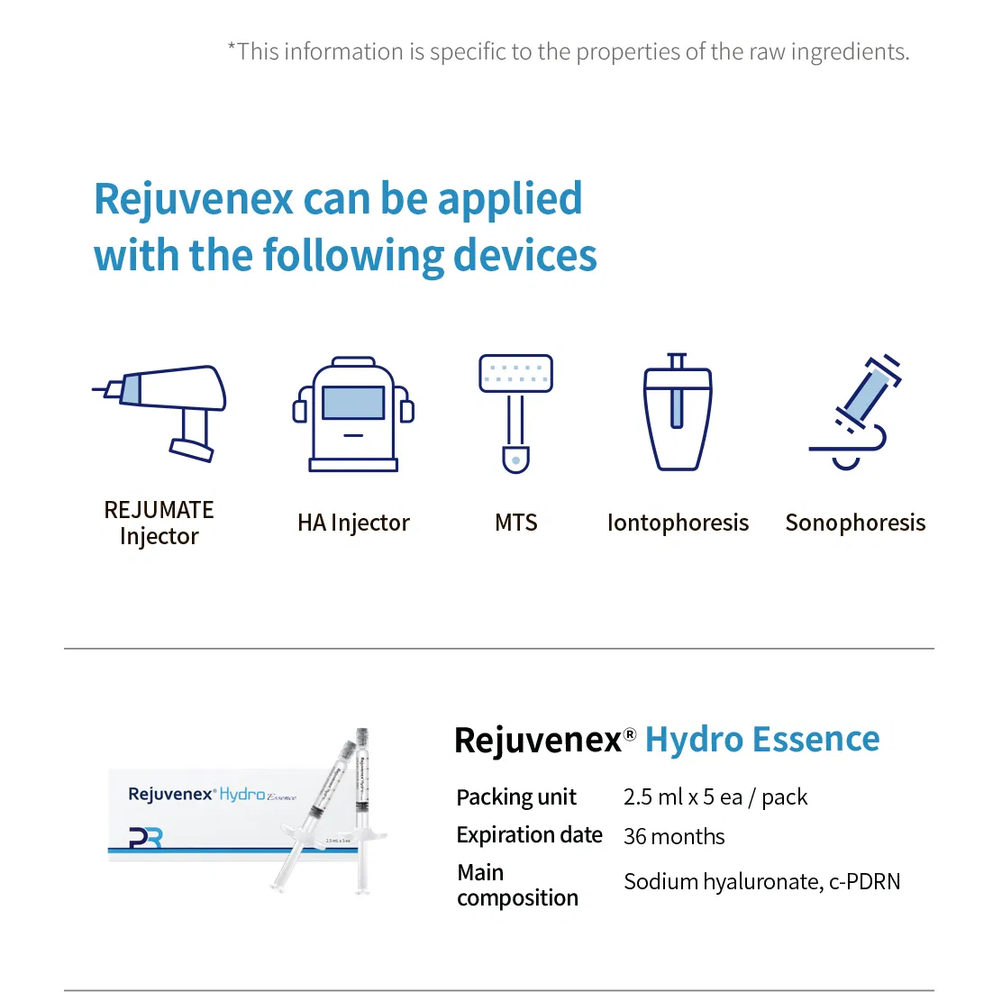 REJUVENEX Hydro Essence · product information