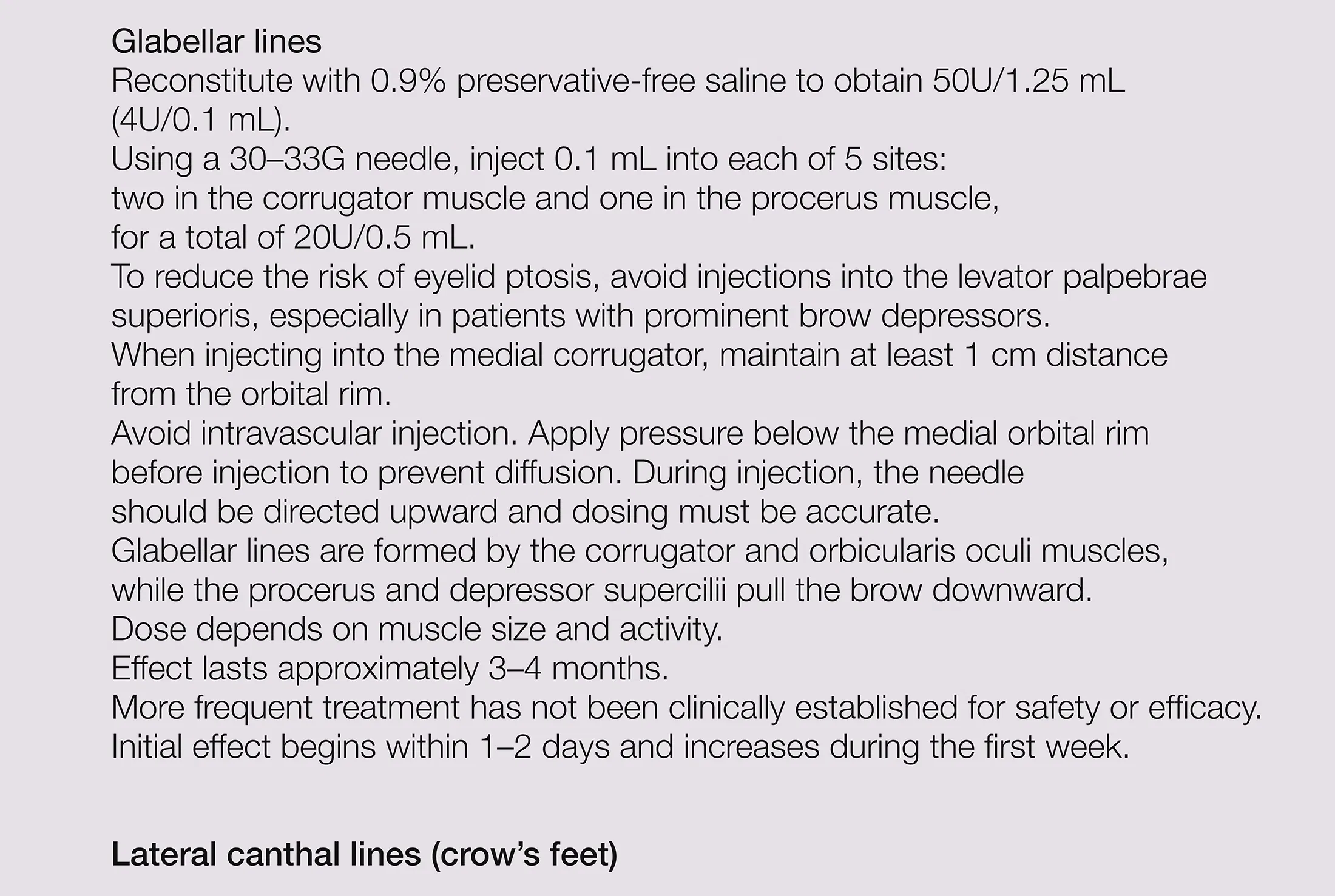 Botox 50 Units · product information