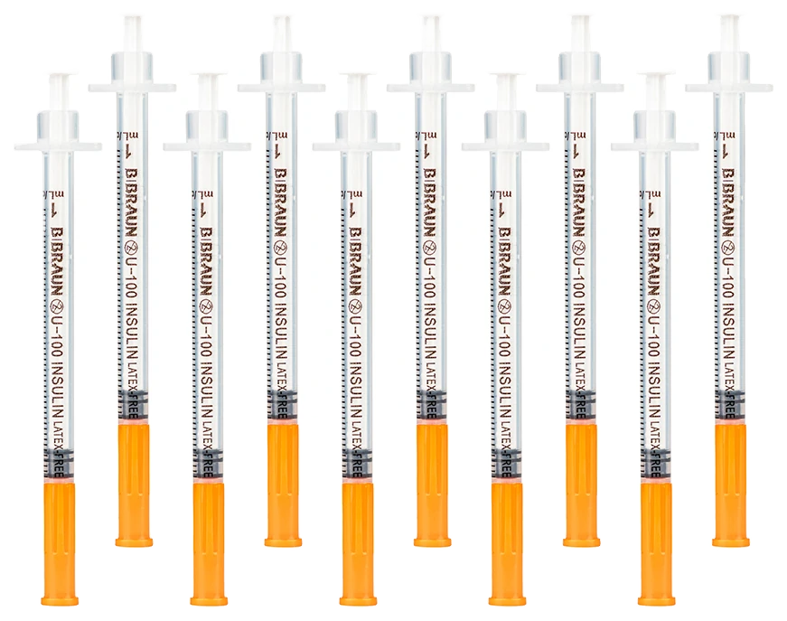 Insulin Syringes 1ml (10pcs)